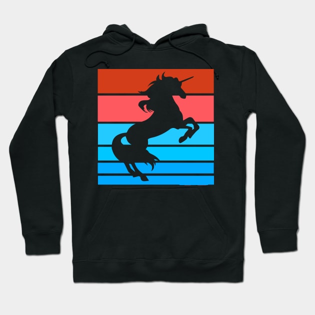 Colourful Unicorn Hoodie by Imutobi